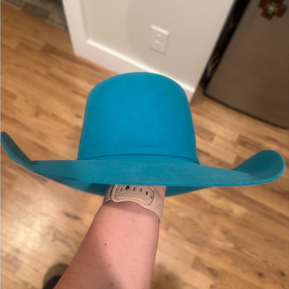 Vibrant Blue Cowboy Hat